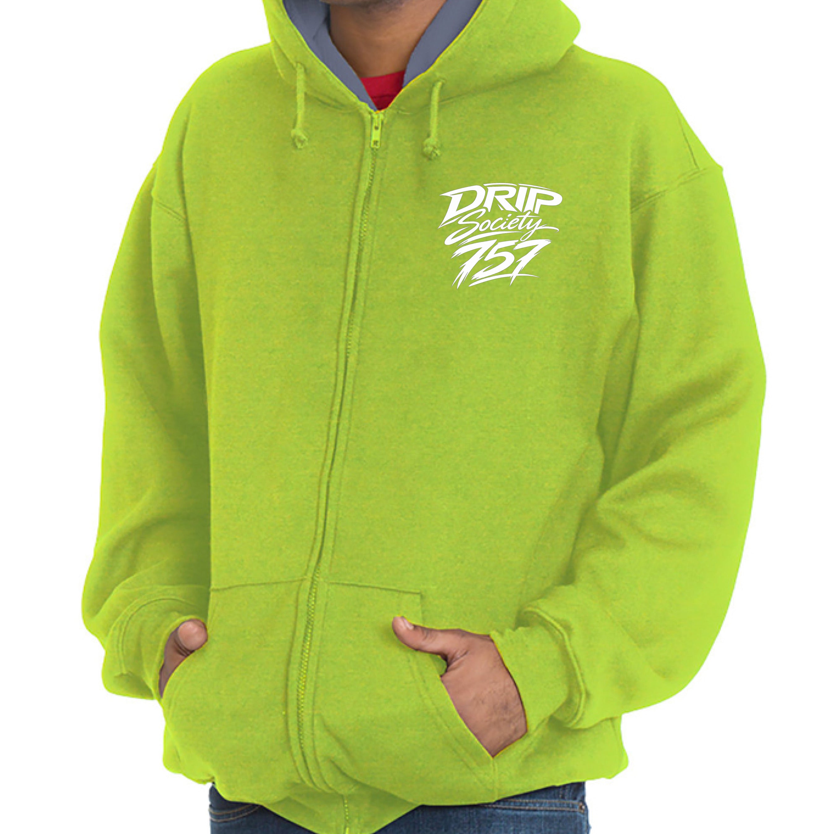 LIME GRN/ DK GRY - FRONT