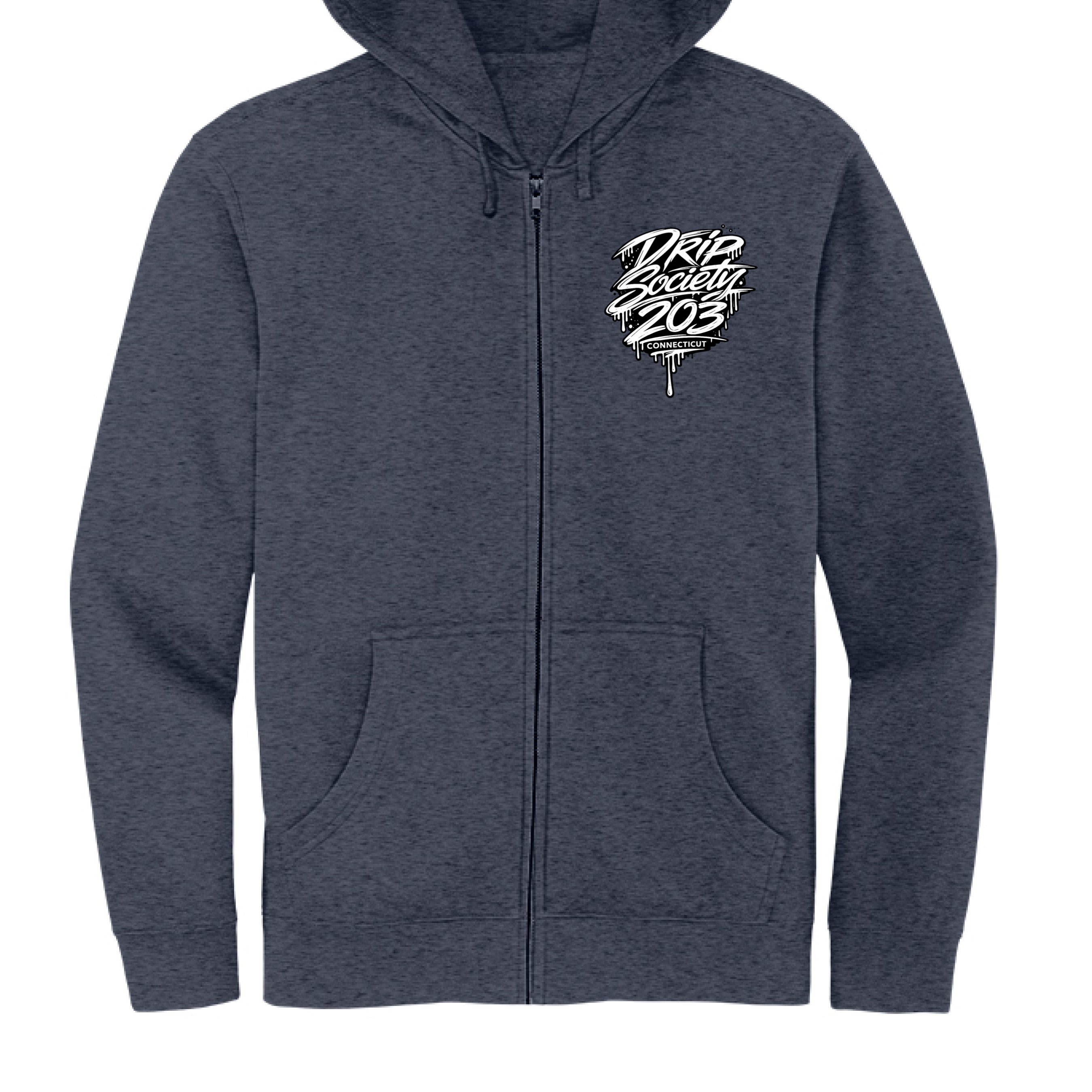 Heathered Navy - FRONT