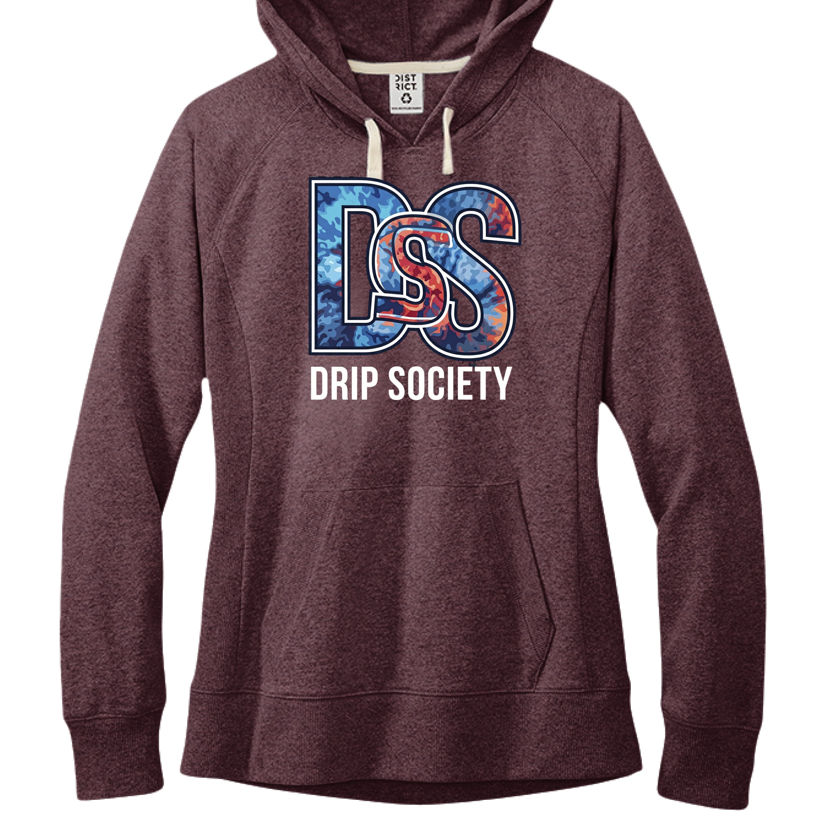 Maroon Heather - FRONT