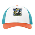 White/ Blue Hawaiin/ Pale Orange - FRONT